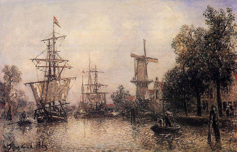 Johan Barthold Jongkind The Port of Rotterdam